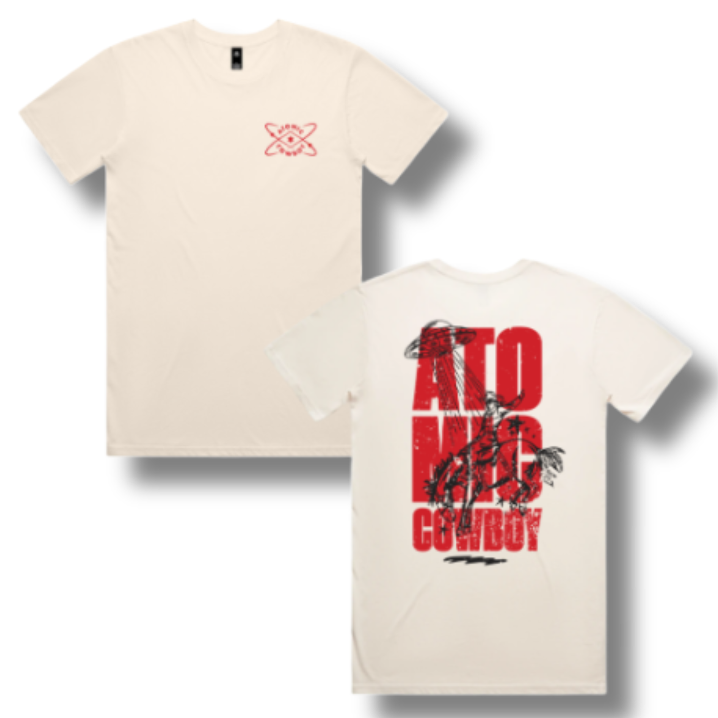 Atomic Cowboy Space Cowboy Tee - Natural